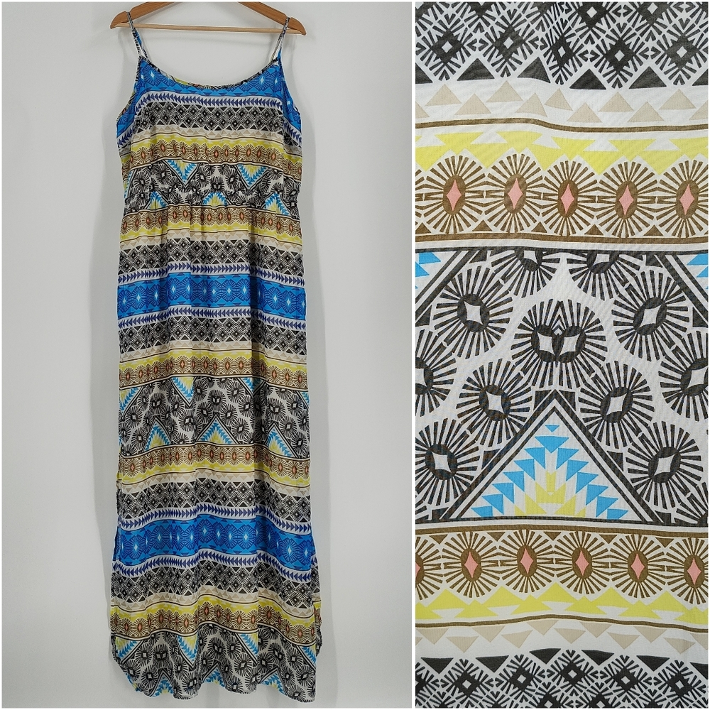 Old Navy | printed maxi dress
